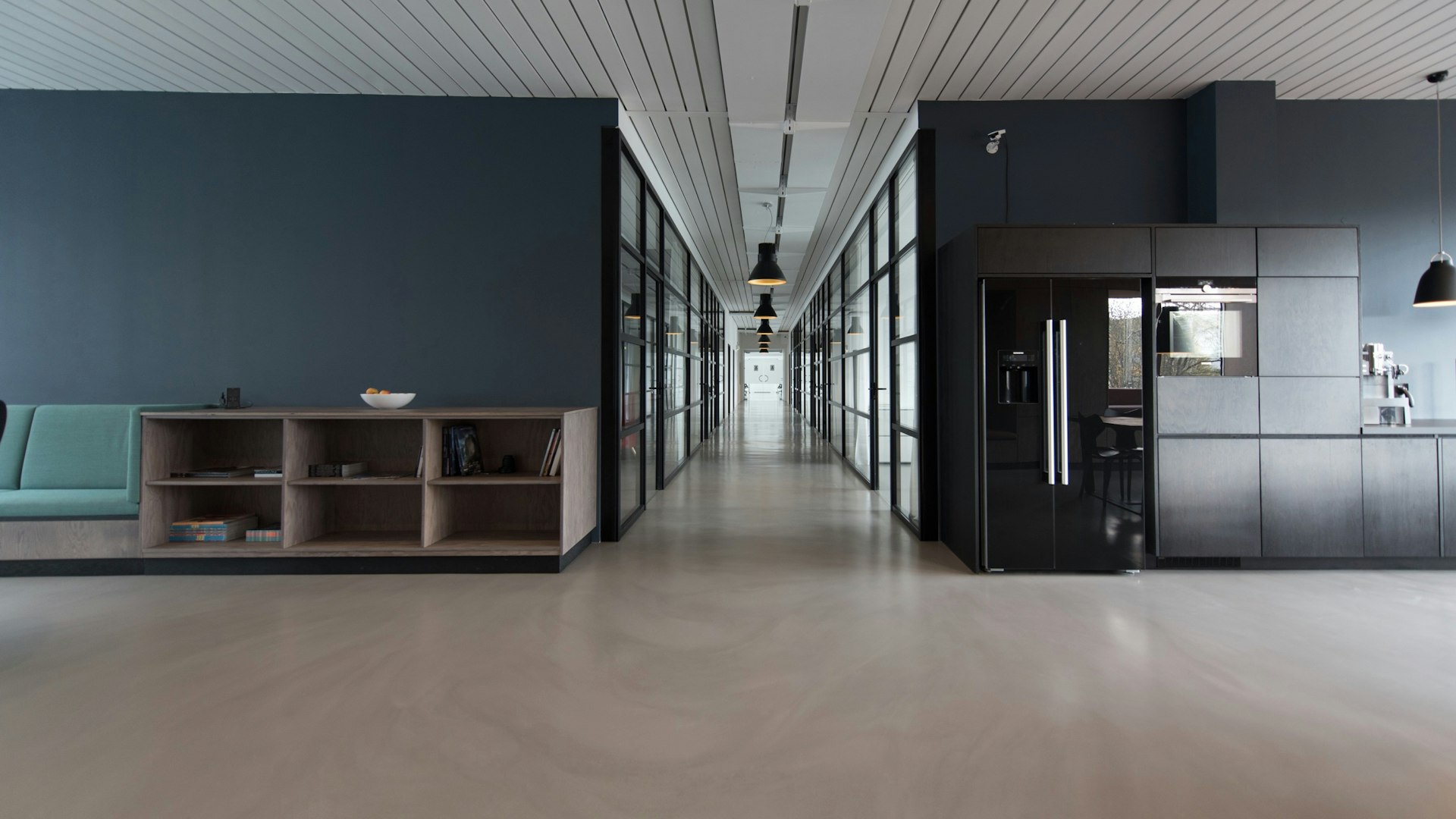 Modern business workspace